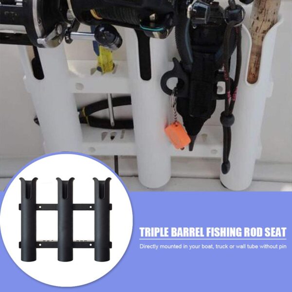 Multifunctional Vertical 3-Link Fishing Rod Holder - Image 3