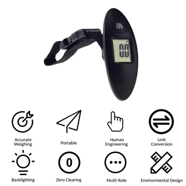 1 Pc LCD Digital KG/LBS Scale - Image 4