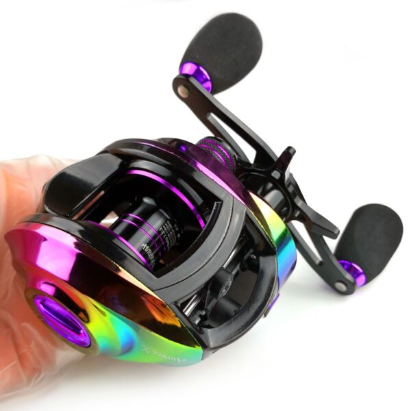 Baitcasting Reel High Speed 8:1:1 Gear Ratio 17+1BB Fresh Saltwater Magnetic Brake System Ultralight Fishing Reel 2000 Seri - Image 5