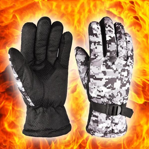 Windproof Warm Ski Gloves - Image 7