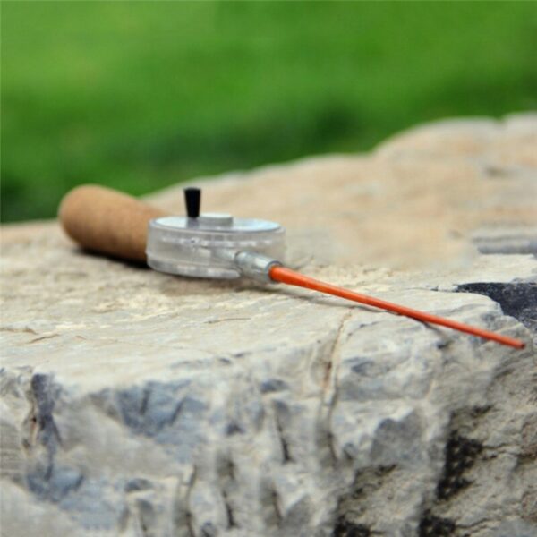 Ice Fishing Rod & Reel Plastic Mini Size Winter Fishing - Image 2