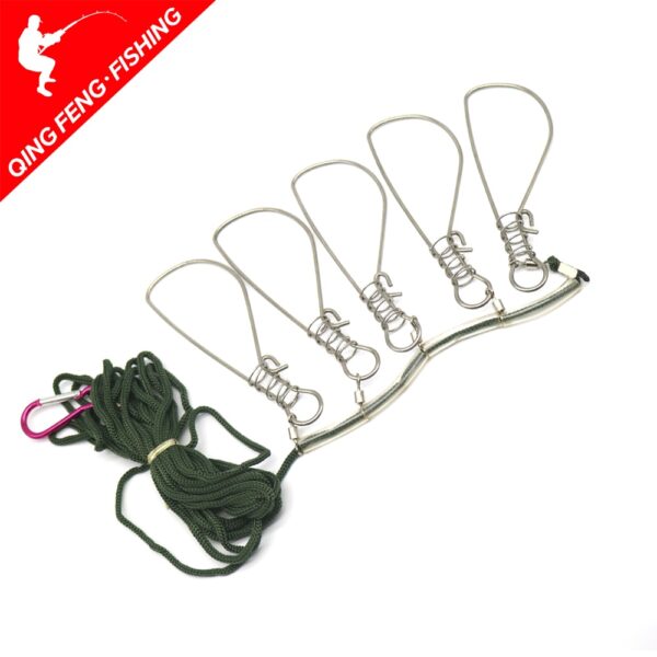 Stainless Steel Live Fish Lock Belt Stringer