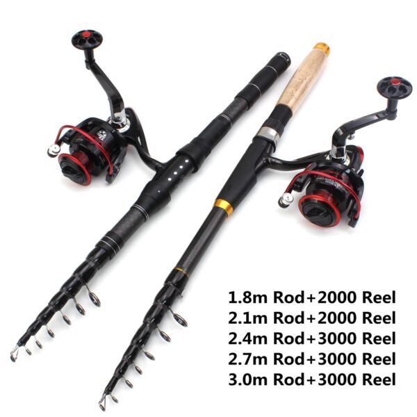 Carbon Fiber Telescopic Fishing Rod - Image 2