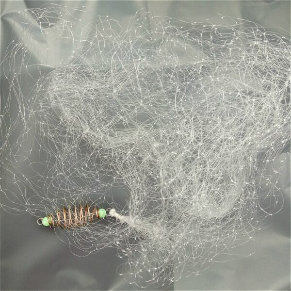 Copper Spring Shoal Fishing Net with Night Luminous Beads - Image 3