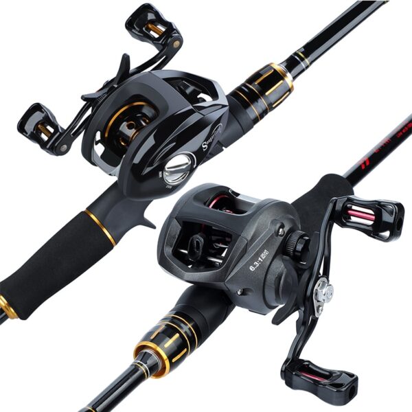 Sougayilang Carbon Fiber Fishing Rod and Reel Combo