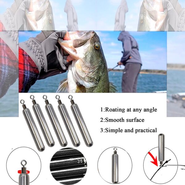 2pcs/lot Tungsten Fishing Sinker - Image 5