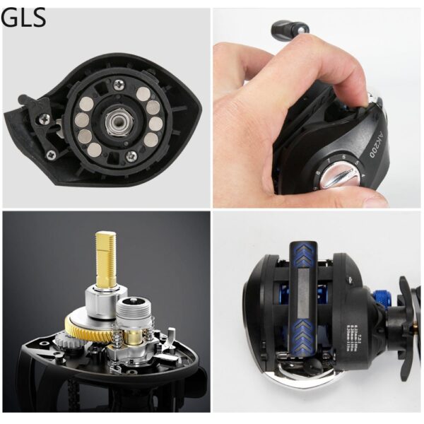 GLS Metal Ultra-LightBaitcasting Reel - Image 2