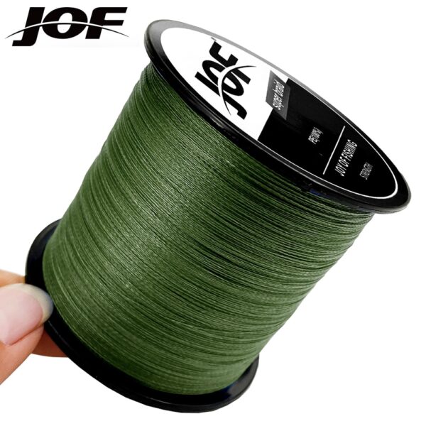 JOF 500M 300M 100M Multicolor PE Braided Wire 8/4 Strands Multifilament Japanese Fishing Line - Image 6