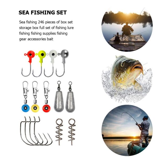 246pcs/lot Fishing Tackle Box - Image 4