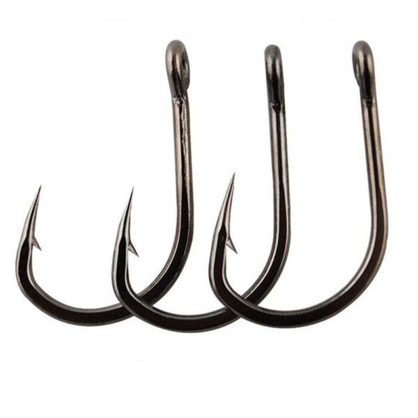 100pcs Fishing Hooks Set Carbon Steel - Image 4