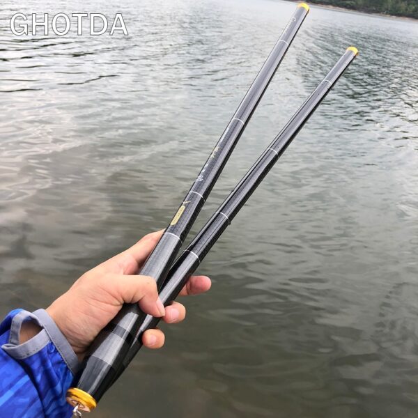 GHOTDA Ultralight SuperHard Telescopic Fishing Rod - Image 3