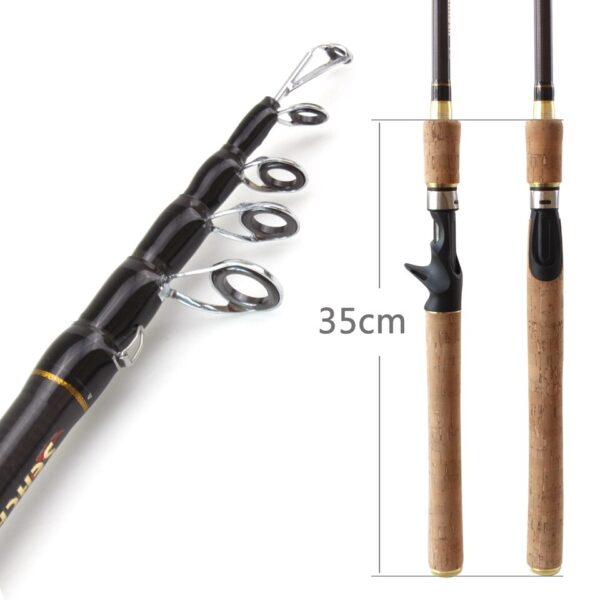 Telescopic Spinning Fishing Rod - Image 3