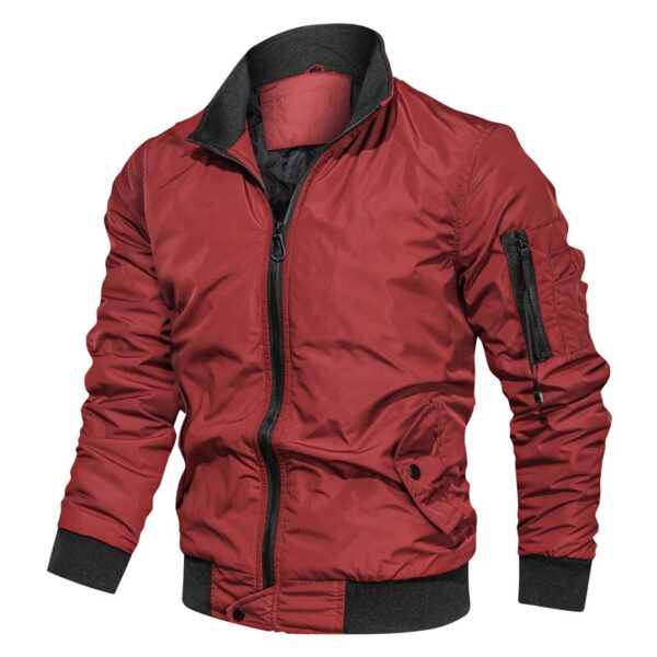 Men's Slim Bomber Jacket