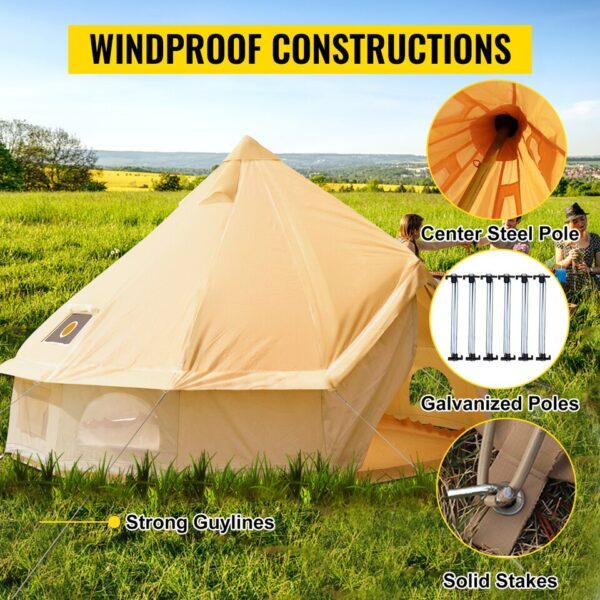 VEVOR 4-8 Person Camping Tent - Image 4