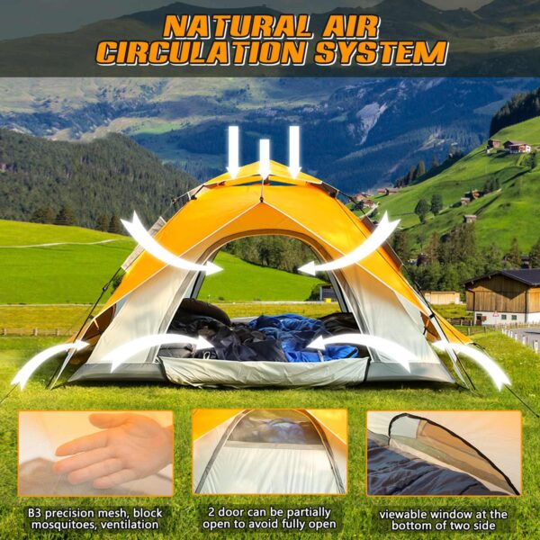 5 Person Outdoor Automatic Camping Tent - Image 2