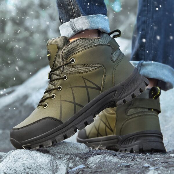 Waterproof Leather Hiking Boots - Image 3