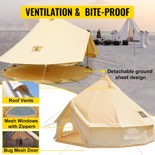 VEVOR 4-8 Person Camping Tent - Image 2