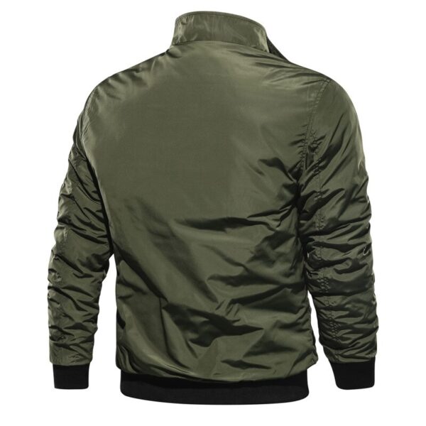 Men's Slim Bomber Jacket - Image 6