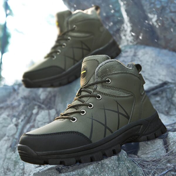 Waterproof Leather Hiking Boots - Image 2