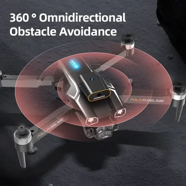 New M8S Obstacle Avoidance Drone Professional Dual Camera 8K High Definition Aerial Photography Remote Toy Control Mini Aircraft - Image 3