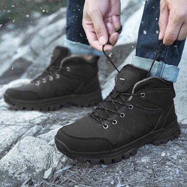 Waterproof Leather Hiking Boots - Image 7