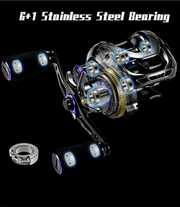 Soloking GKA200 Pro Baitcasting Reel - Image 5