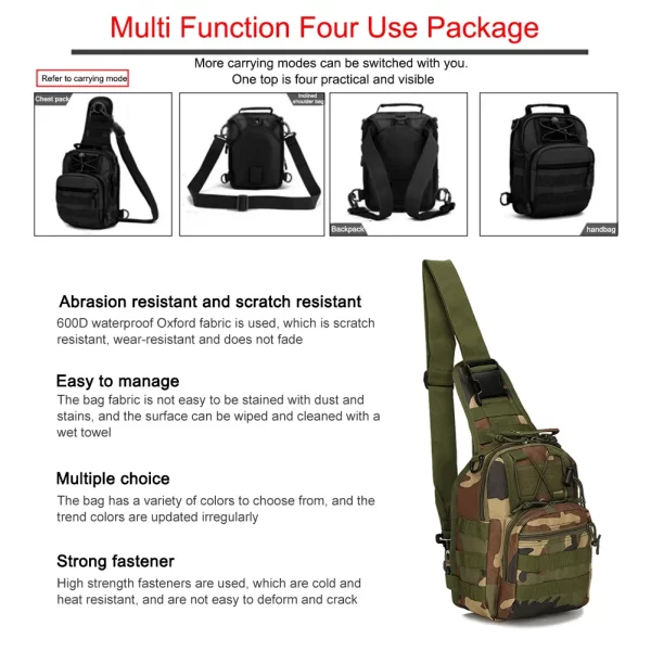 5L Molle Pouch Chest Bag - Image 5