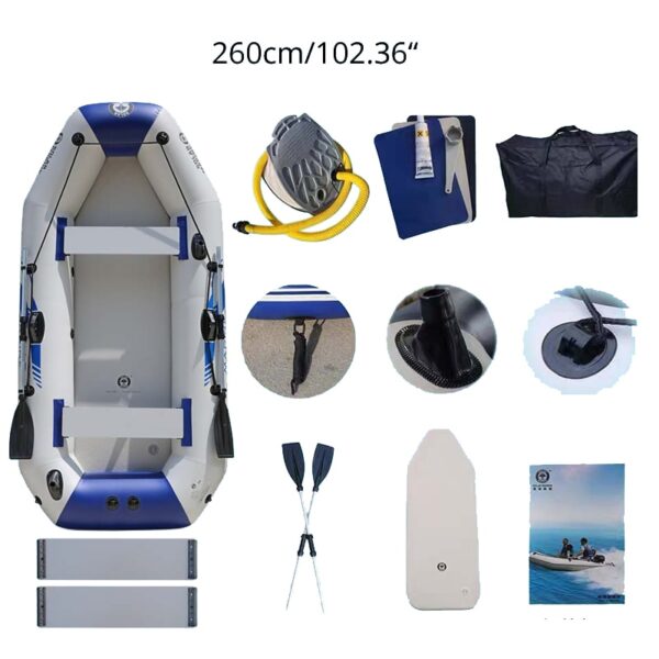 4 People PVC Inflatable Boat