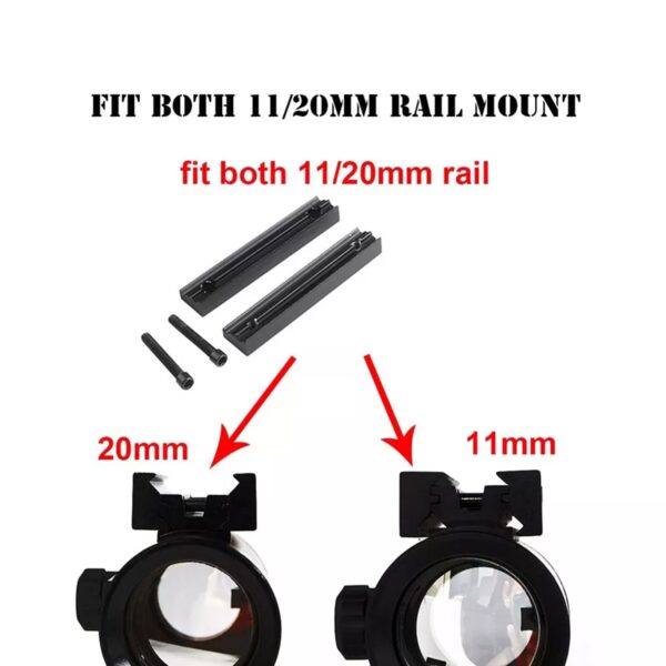 1X40RD Red Green Dot Sight Scope - Image 4