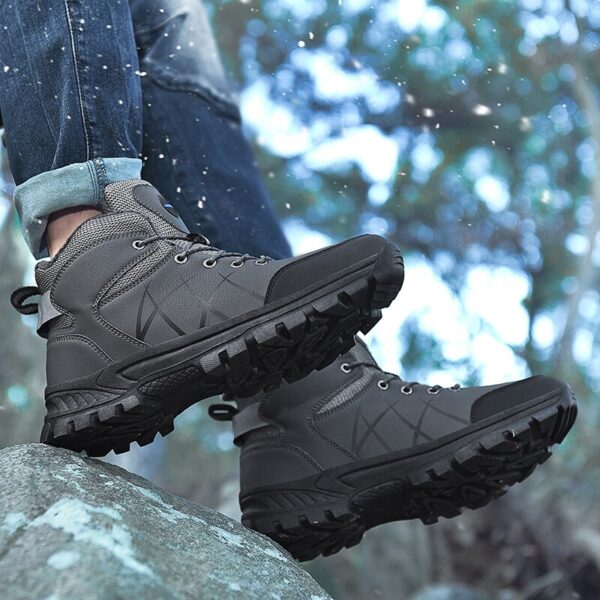 Waterproof Leather Hiking Boots - Image 6