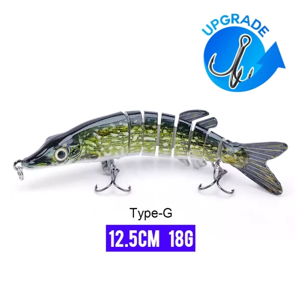 Realistic Jointed Crankbait Swimbait - Image 37