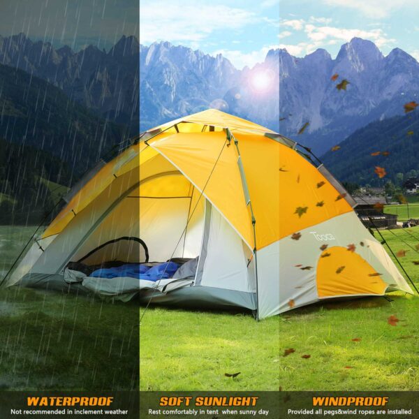 5 Person Outdoor Automatic Camping Tent - Image 4