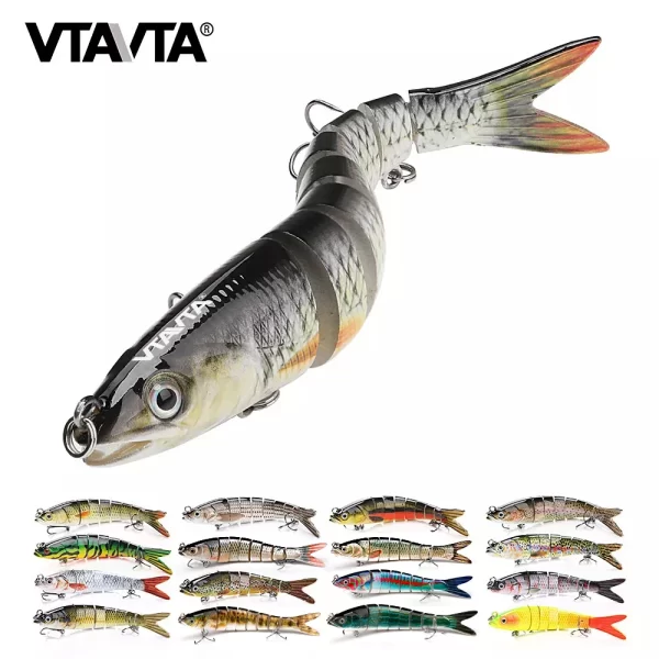 Realistic Jointed Crankbait Swimbait