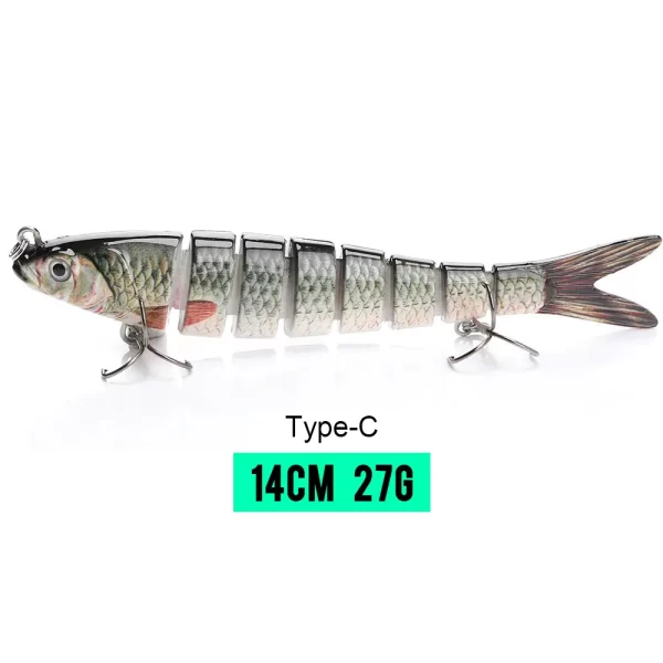 Realistic Jointed Crankbait Swimbait - Image 12