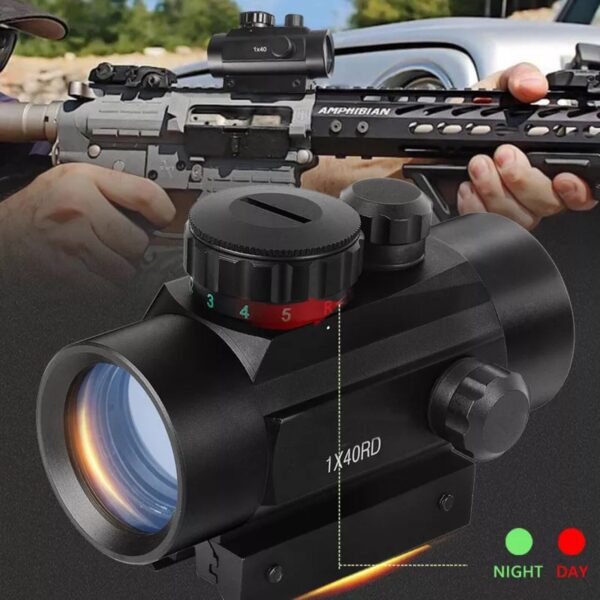 1X40RD Red Green Dot Sight Scope - Image 3